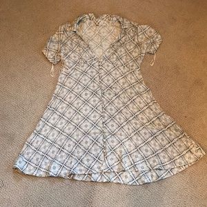 Free people button down dress. Only worn once!